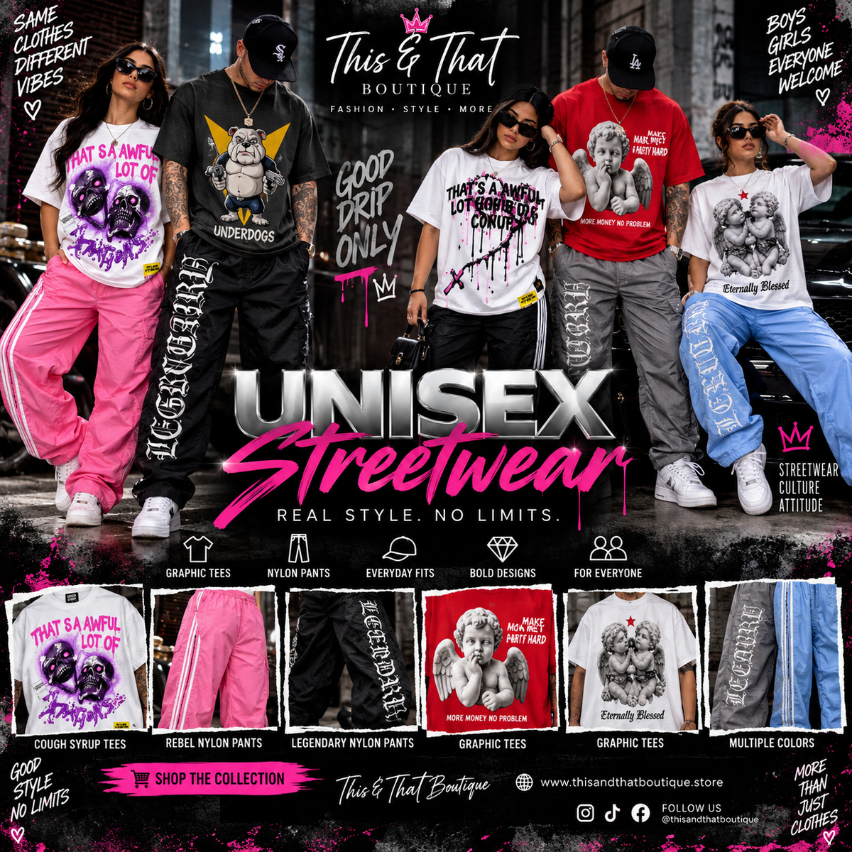 Unisex Streetwear