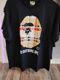 A BATHING APE BURBERRY BLACK