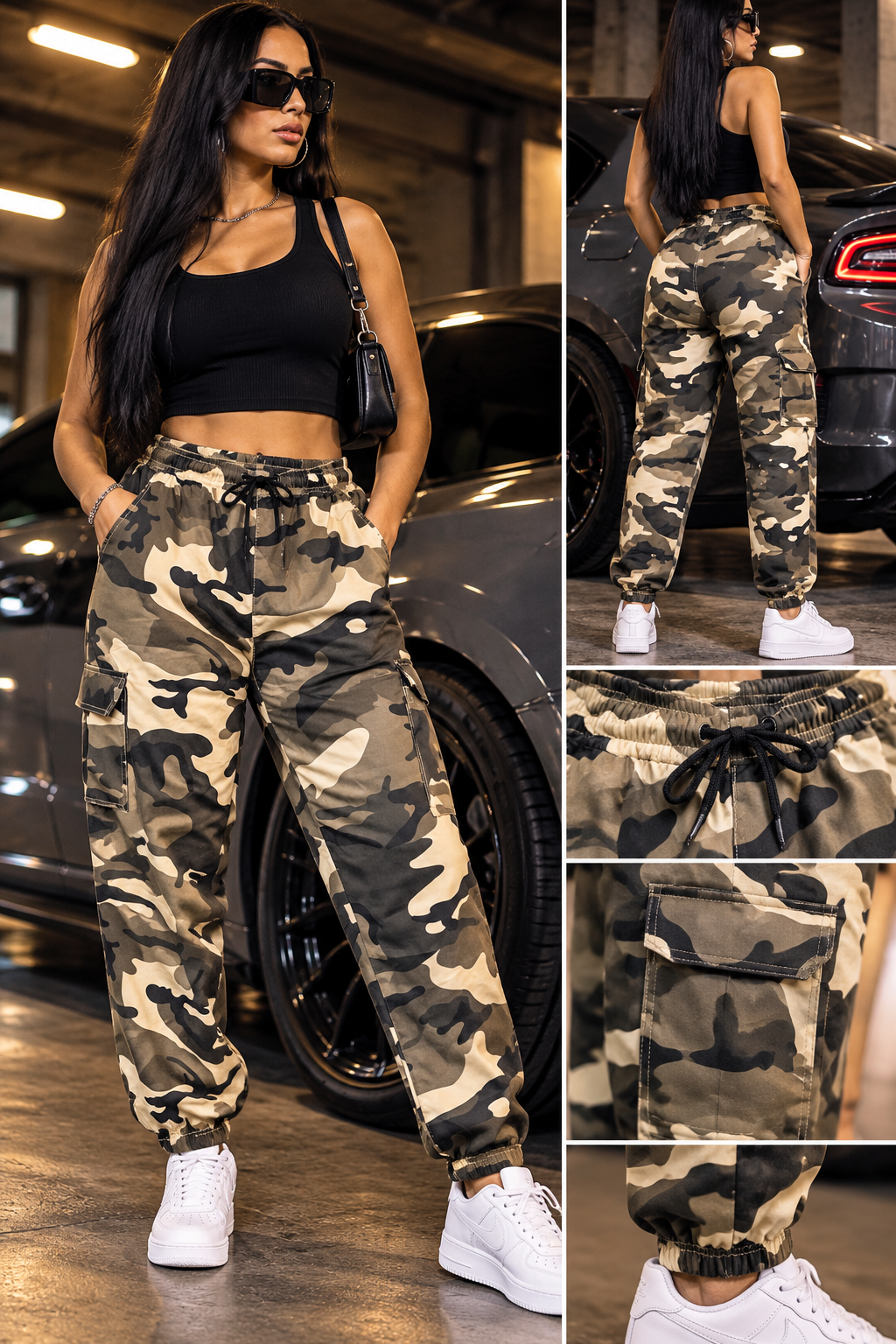 Urban Camo Cargo Joggers – Streetwear Edition