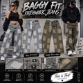 Stylo Baggy Fit Patchwork Jeans
