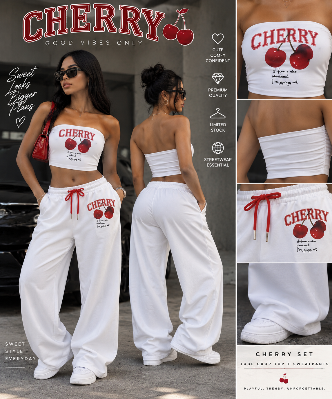 Cherry Bomb 2-Piece Set 🍒