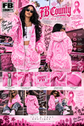 FB County Pink Inked Zip Hoodie