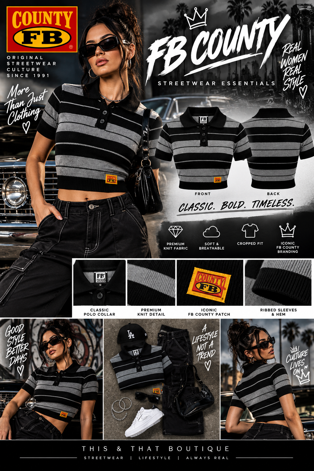 FB COUNTY CHARLIE BROWN CROP TOP