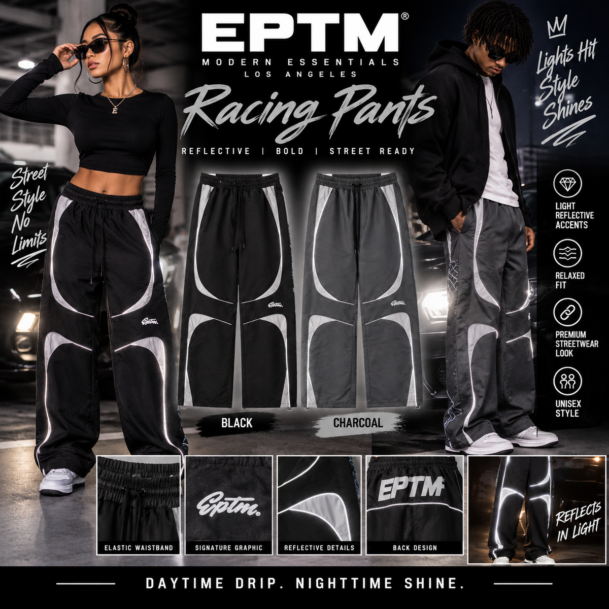 EPTM Reflective Racing Pants
