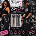 Bling Drip Double Chain – Silver