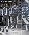 First Row State of Mind Rhinestone Track Jacket