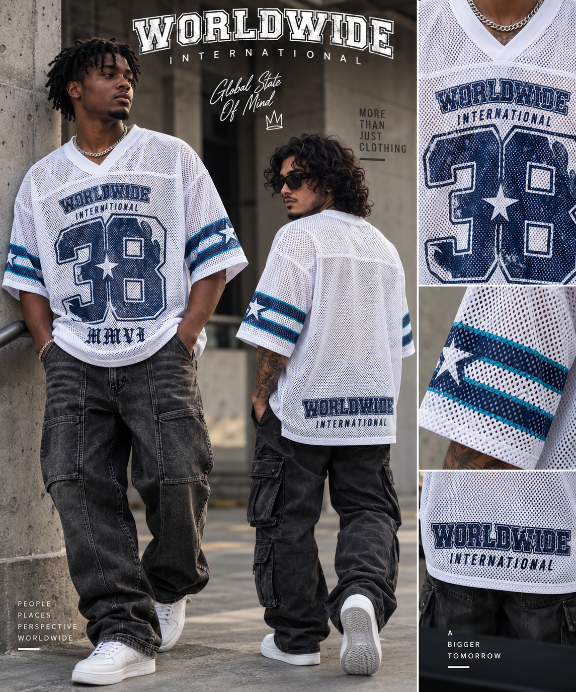 Worldwide 38 Mesh Jersey