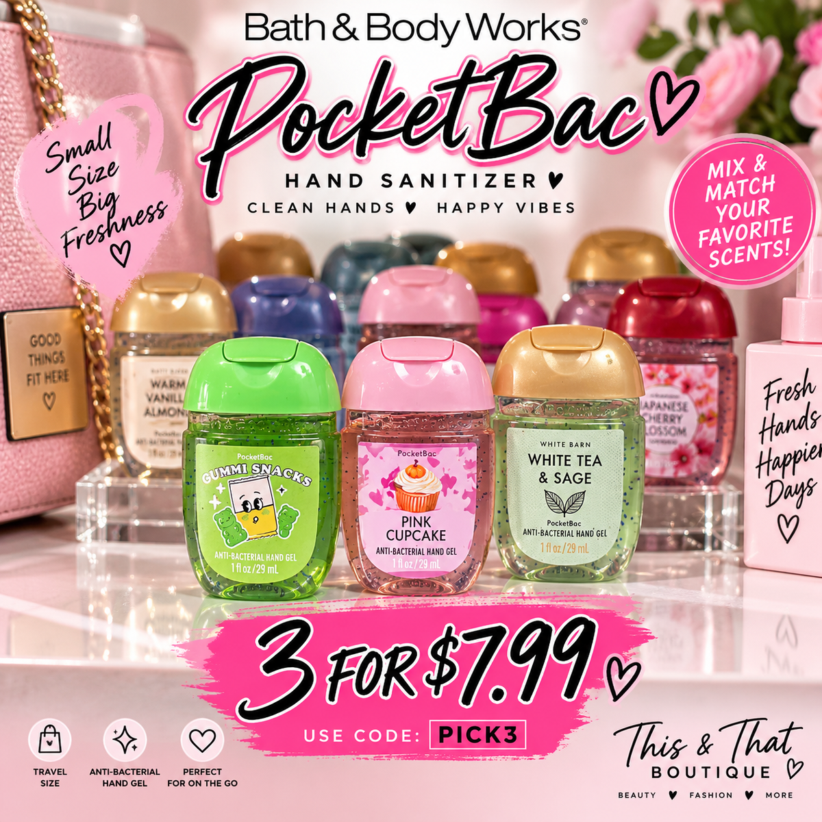 Bath & Body Works PocketBac Hand Sanitizer